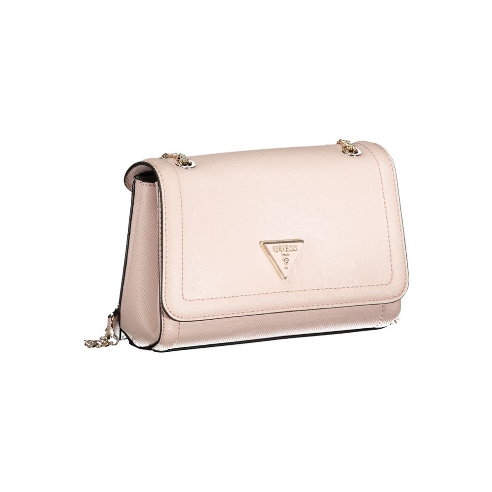 Guess Jeans – Handtasche aus Polyethylen in Rosa