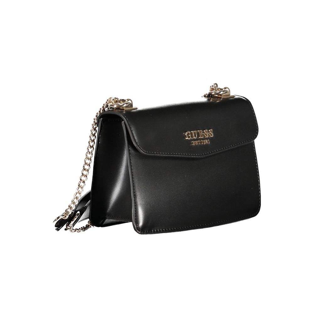 Guess Jeans – Schwarze Polyethylen-Handtasche
