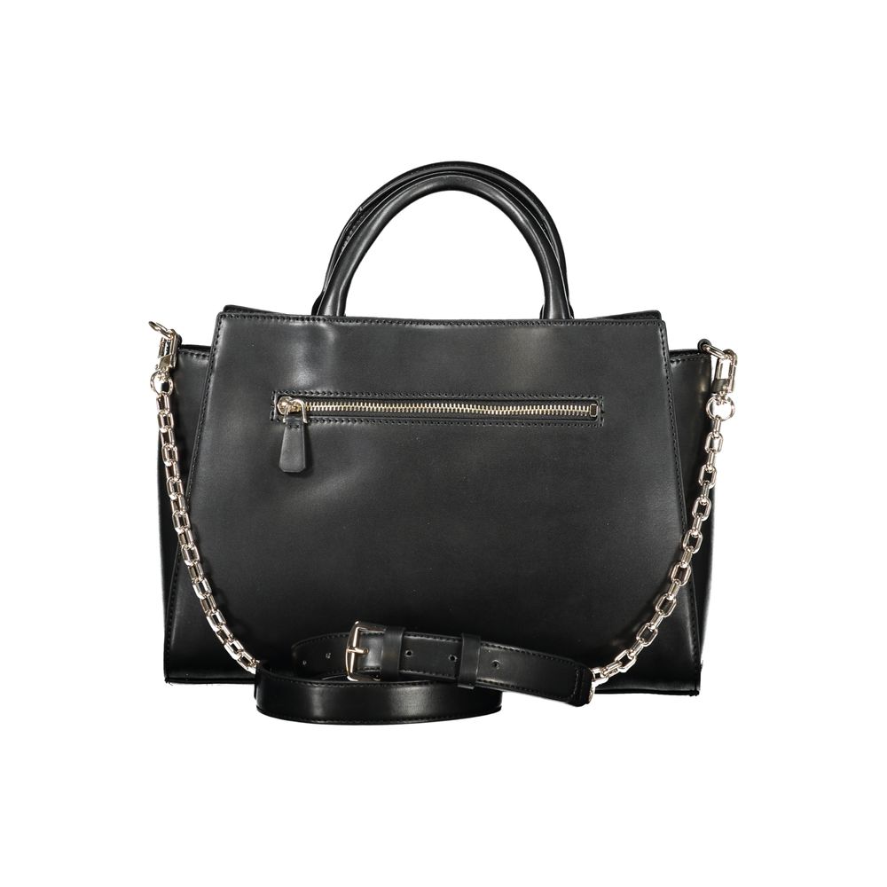 Guess Jeans – Schwarze Polyethylen-Handtasche