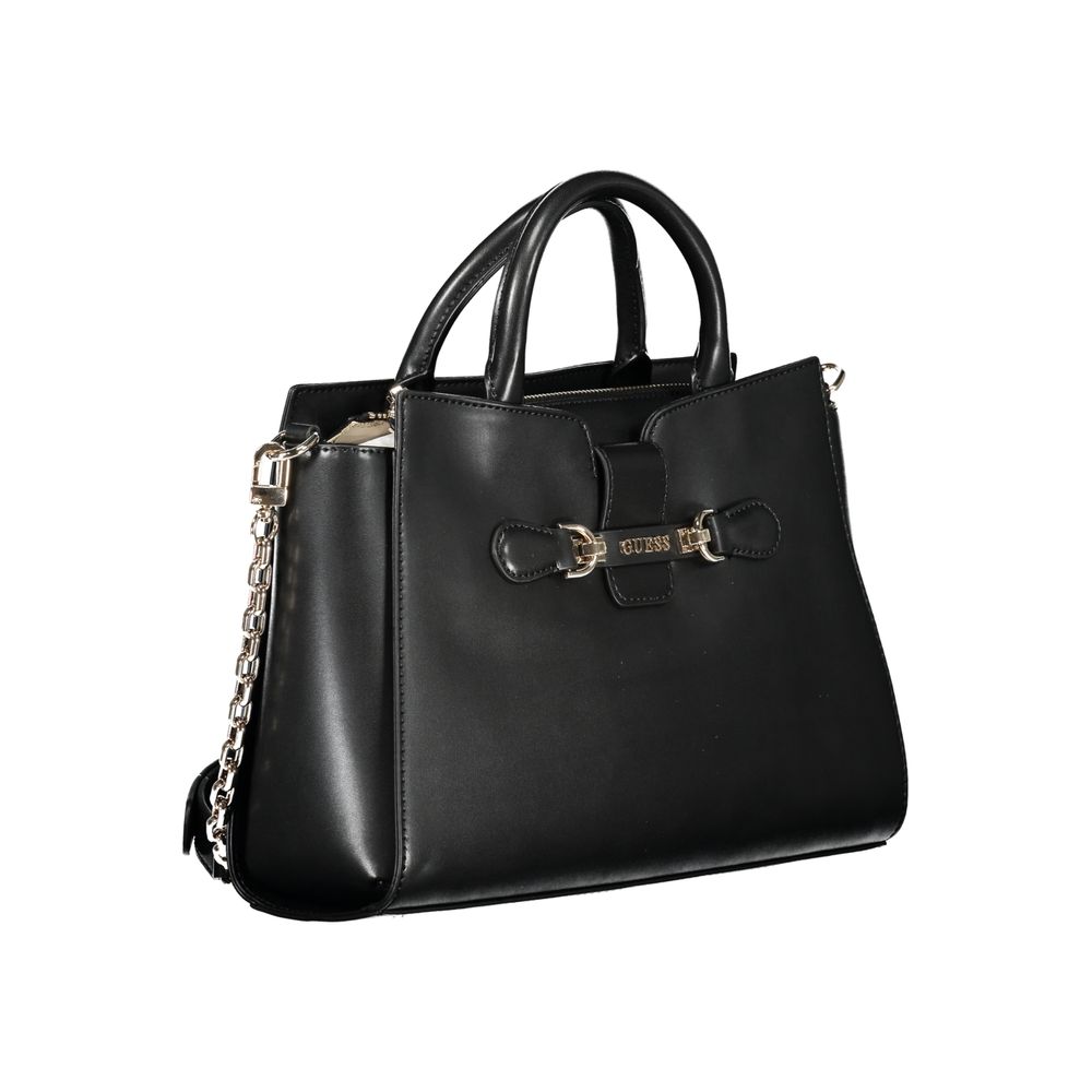 Guess Jeans – Schwarze Polyethylen-Handtasche