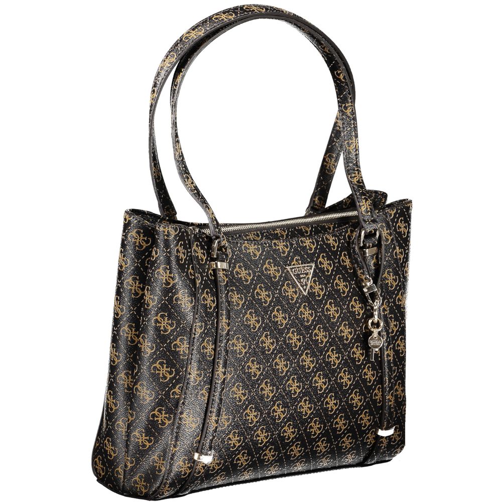 Guess Jeans – Braune Polyethylen-Handtasche