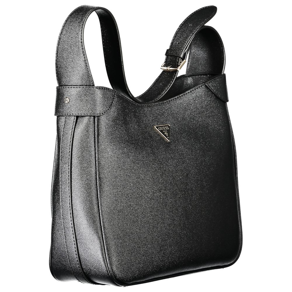 Guess Jeans – Schwarze Polyethylen-Handtasche