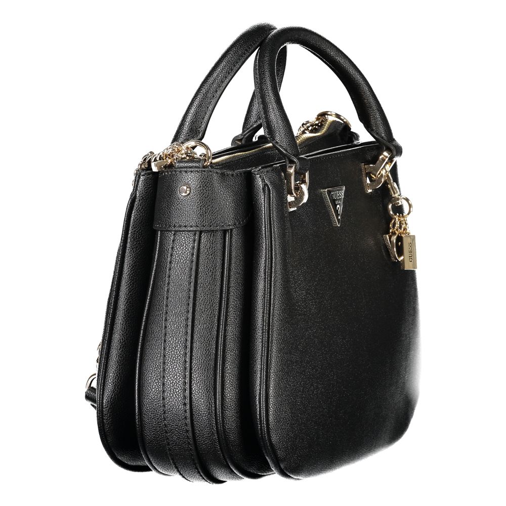 Guess Jeans – Schwarze Polyethylen-Handtasche