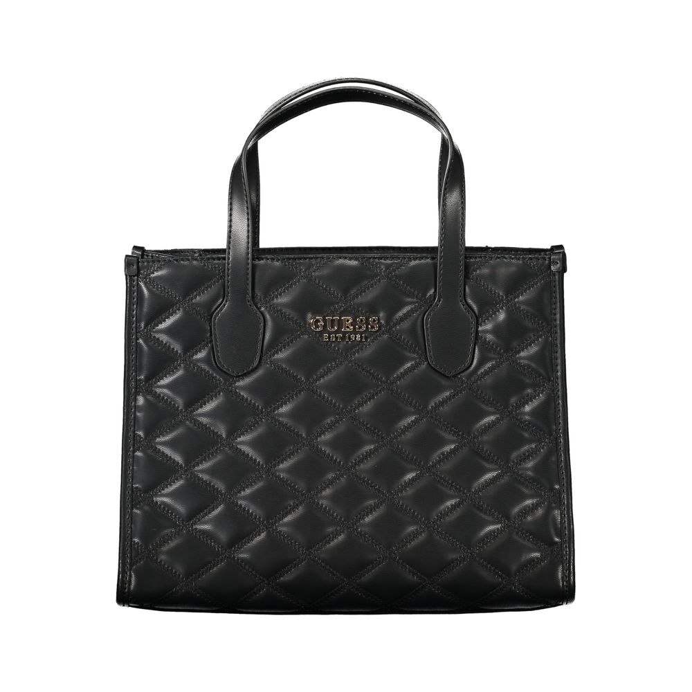 Guess Jeans – Schwarze Polyethylen-Handtasche
