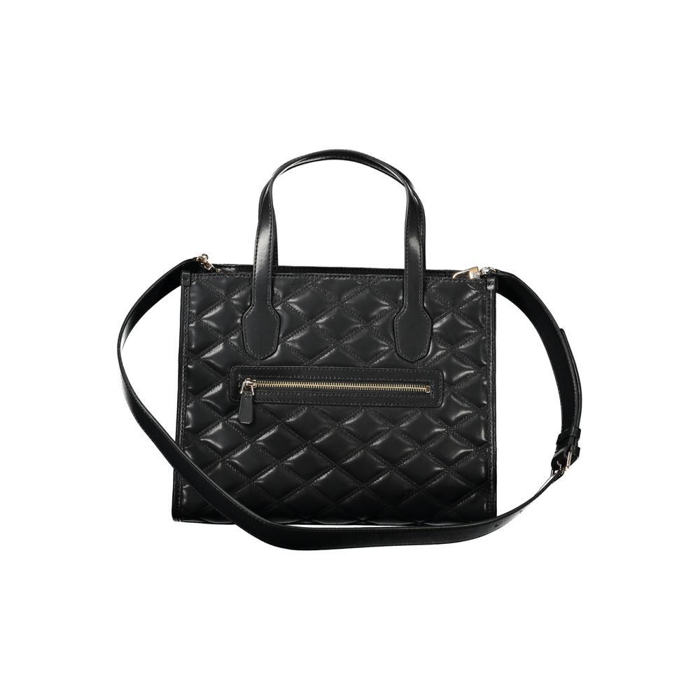 Guess Jeans – Schwarze Polyethylen-Handtasche