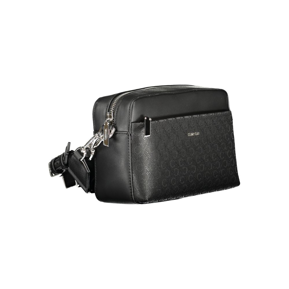 Calvin Klein Schwarze Polyester-Handtasche