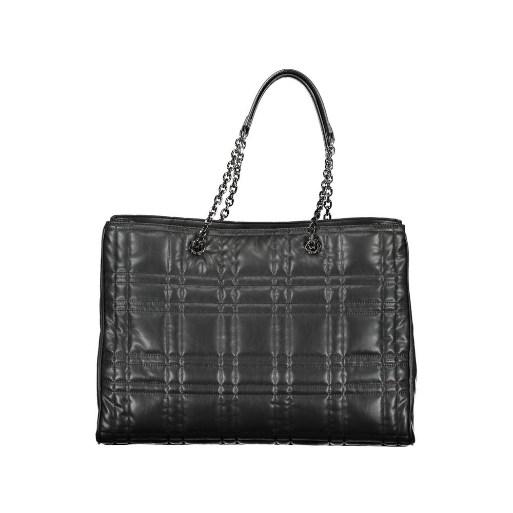 Calvin Klein Schwarze Polyester-Handtasche