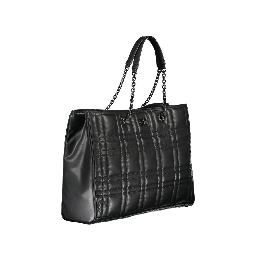Calvin Klein Schwarze Polyester-Handtasche