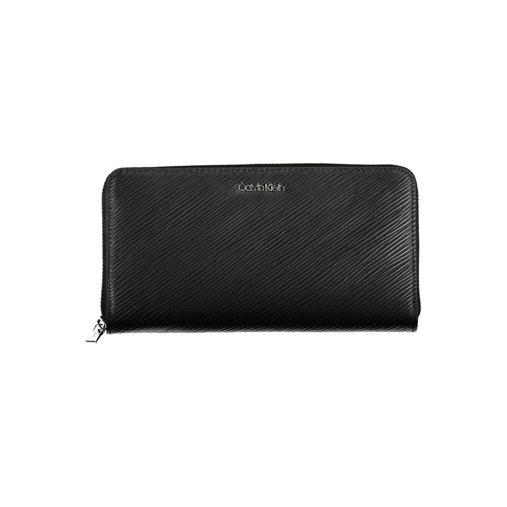 Calvin Klein – Schwarze Polyethylen-Geldbörse