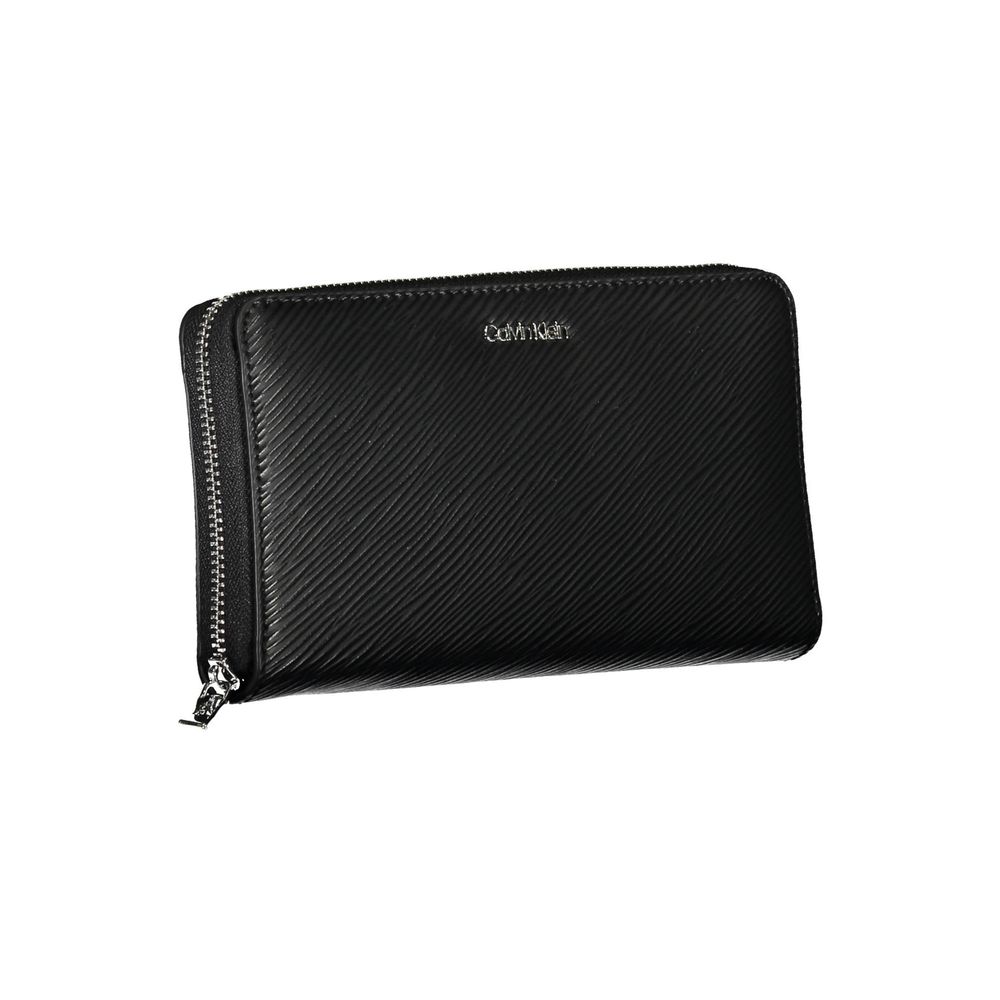 Calvin Klein – Schwarze Polyethylen-Geldbörse