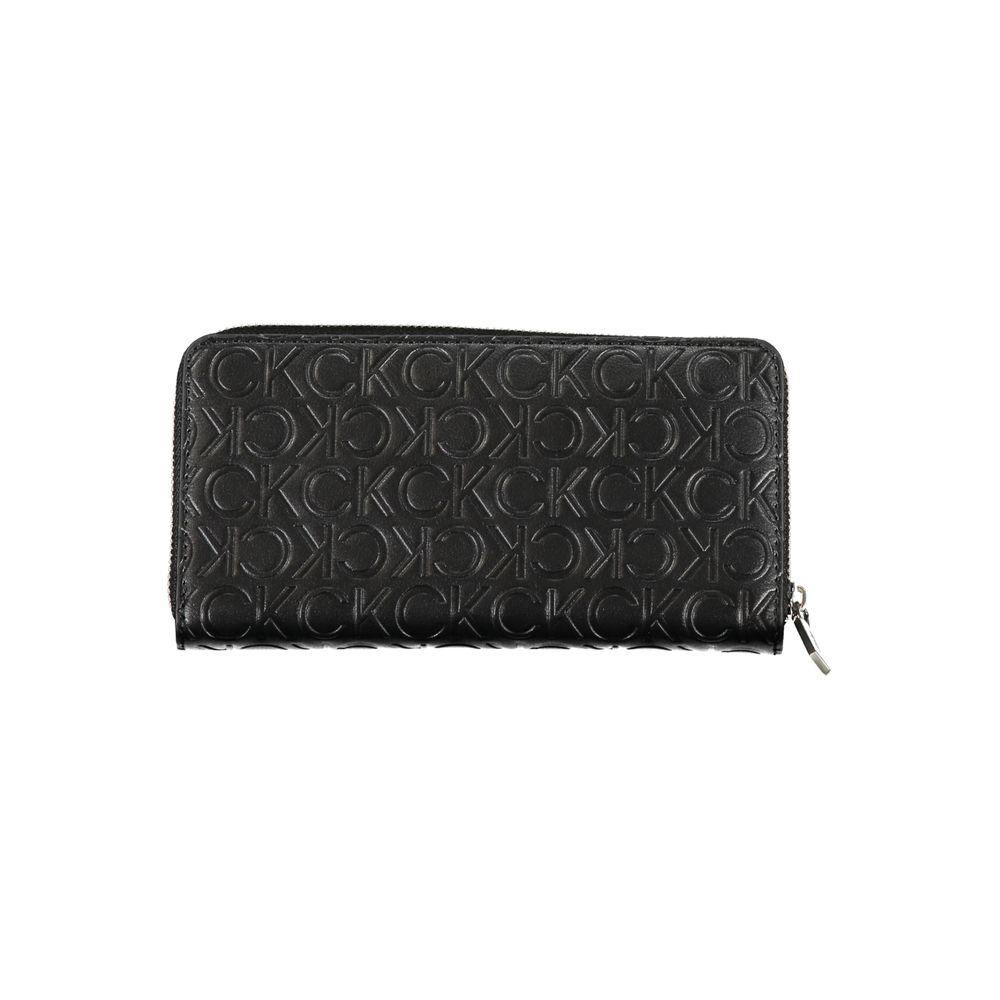 Calvin Klein Schwarze Polyester-Geldbörse