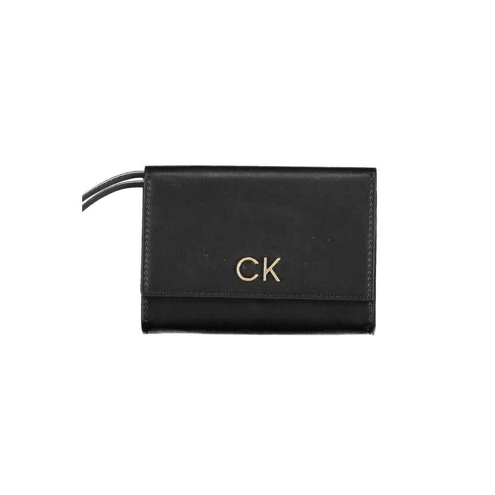 Calvin Klein Schwarze Polyester-Geldbörse