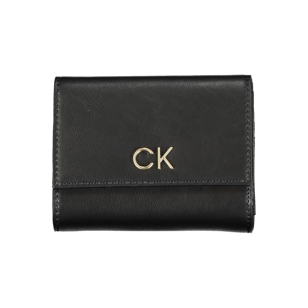 Calvin Klein Schwarze Polyester-Geldbörse