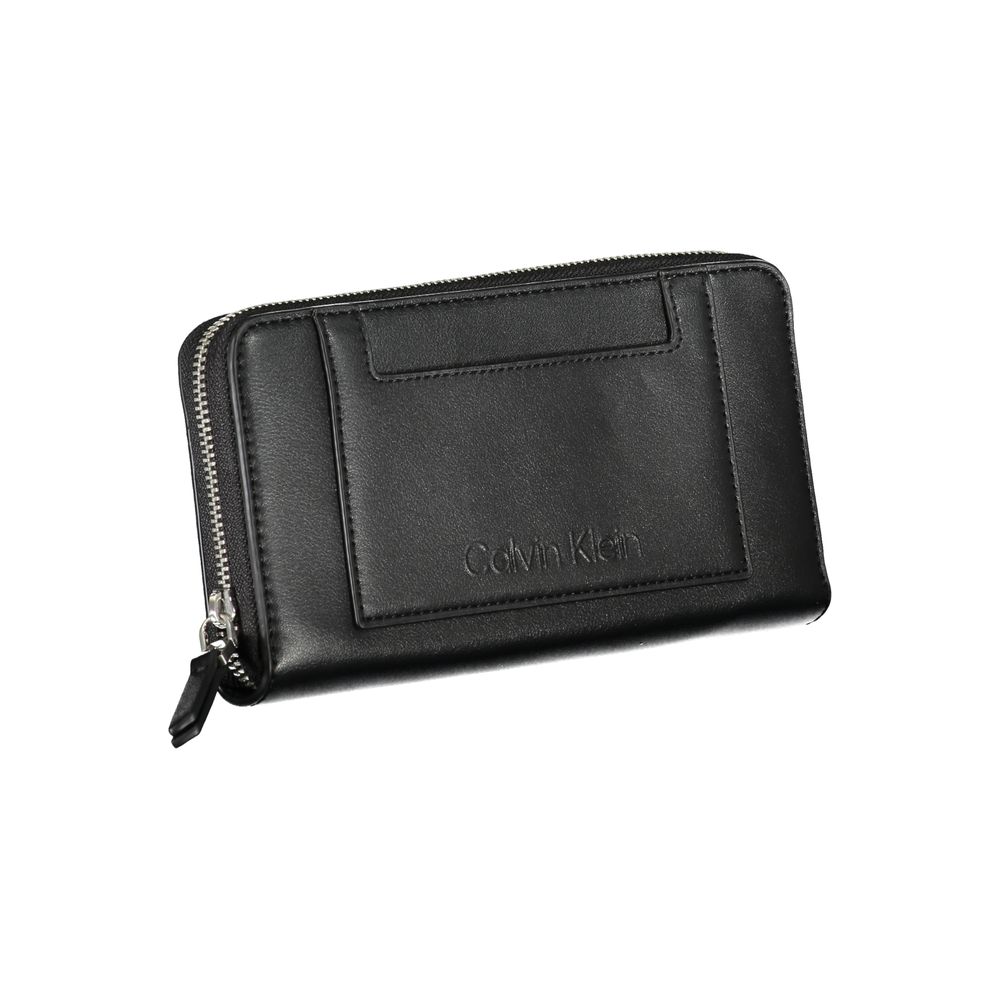 Calvin Klein Schwarze Polyester-Geldbörse