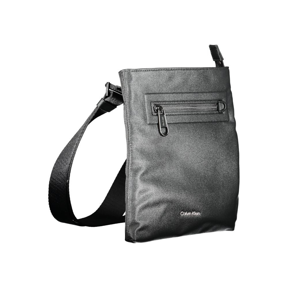 Calvin Klein – Schwarze Polyester-Umhängetasche