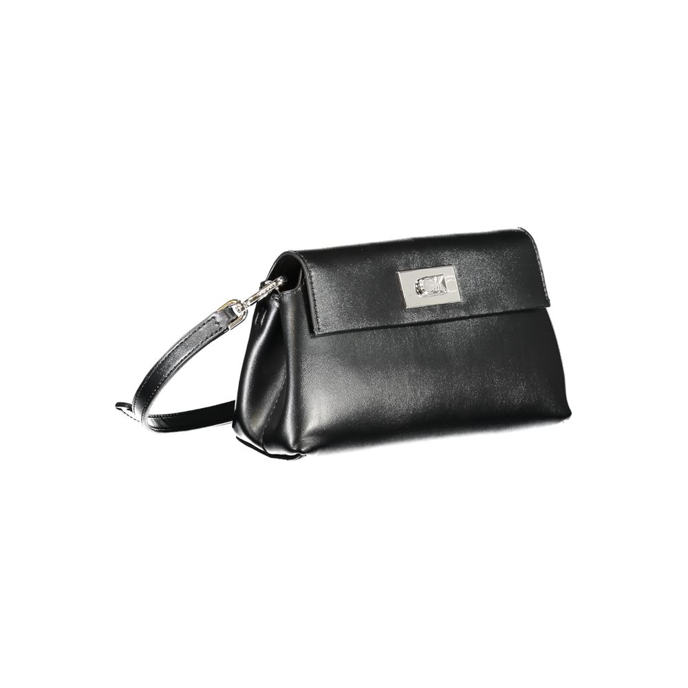 Calvin Klein Schwarze Polyester-Handtasche