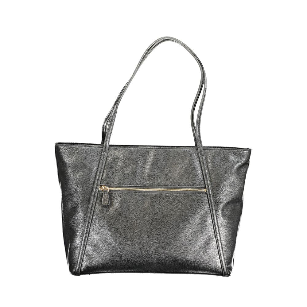 Guess Jeans – Schwarze Polyethylen-Handtasche