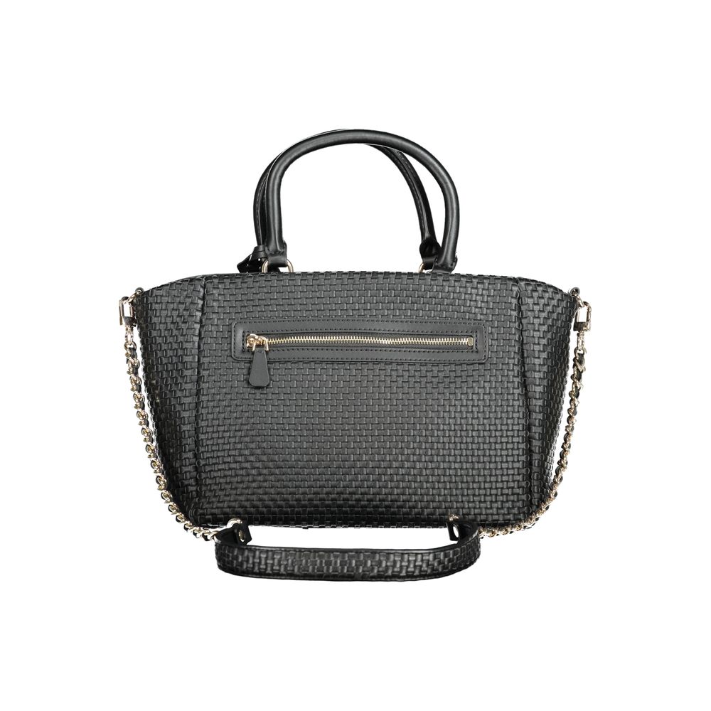 Guess Jeans – Schwarze Polyethylen-Handtasche