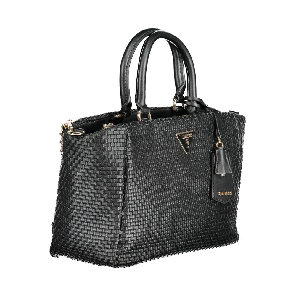 Guess Jeans – Schwarze Polyethylen-Handtasche