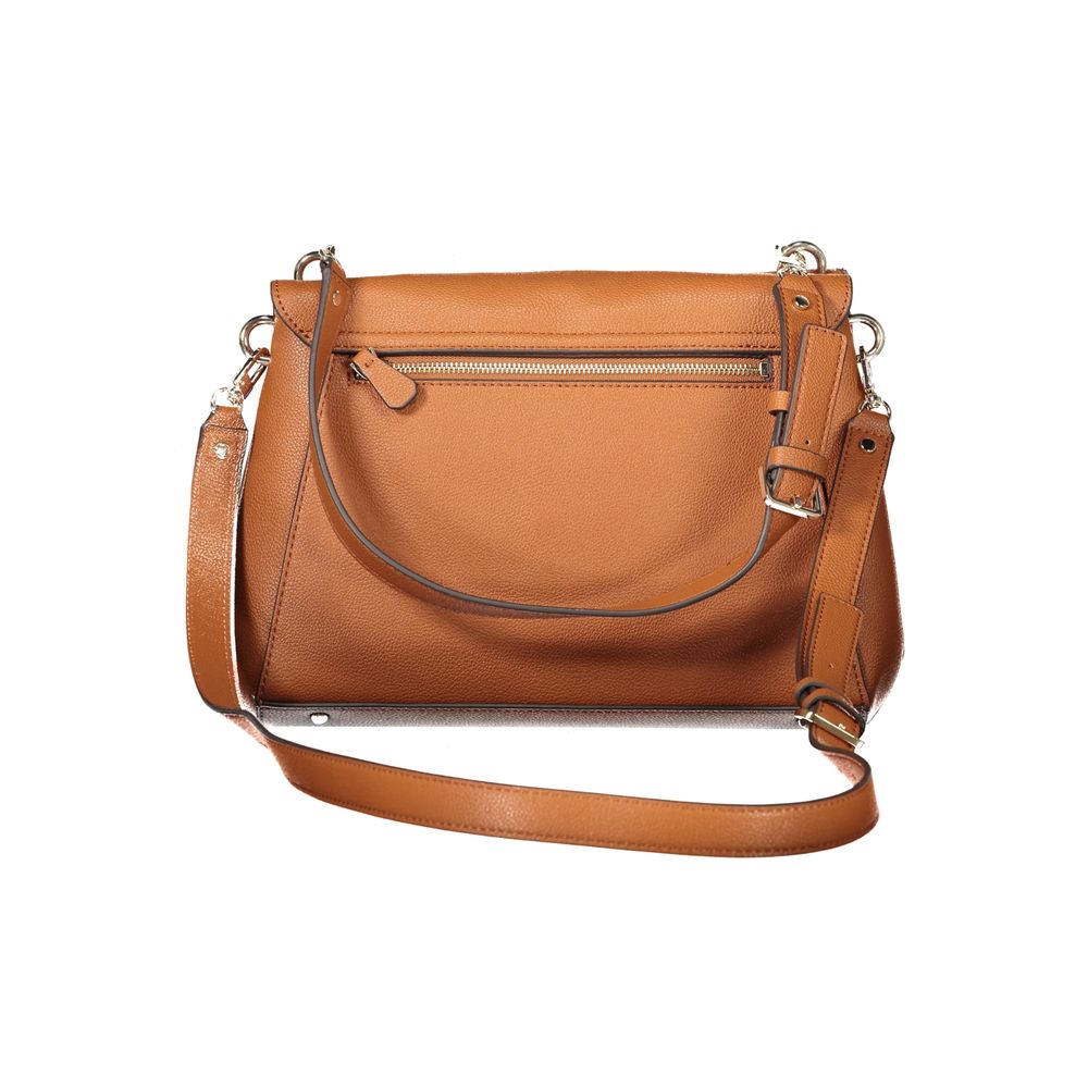 Guess Jeans – Braune Polyethylen-Handtasche
