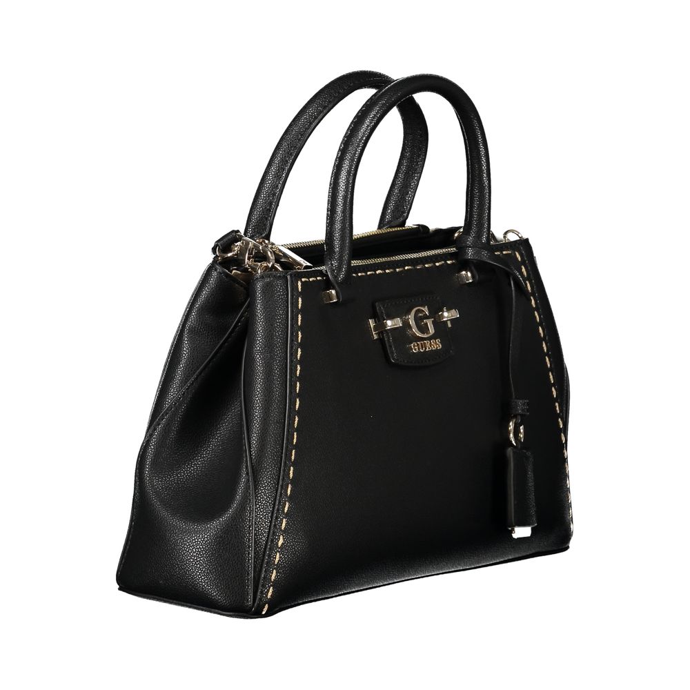 Guess Jeans – Schwarze Polyethylen-Handtasche
