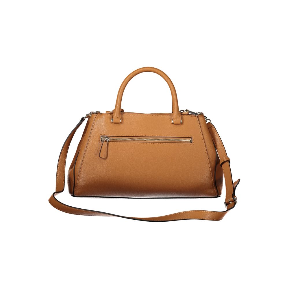 Guess Jeans – Handtasche aus Polyethylen in Braun
