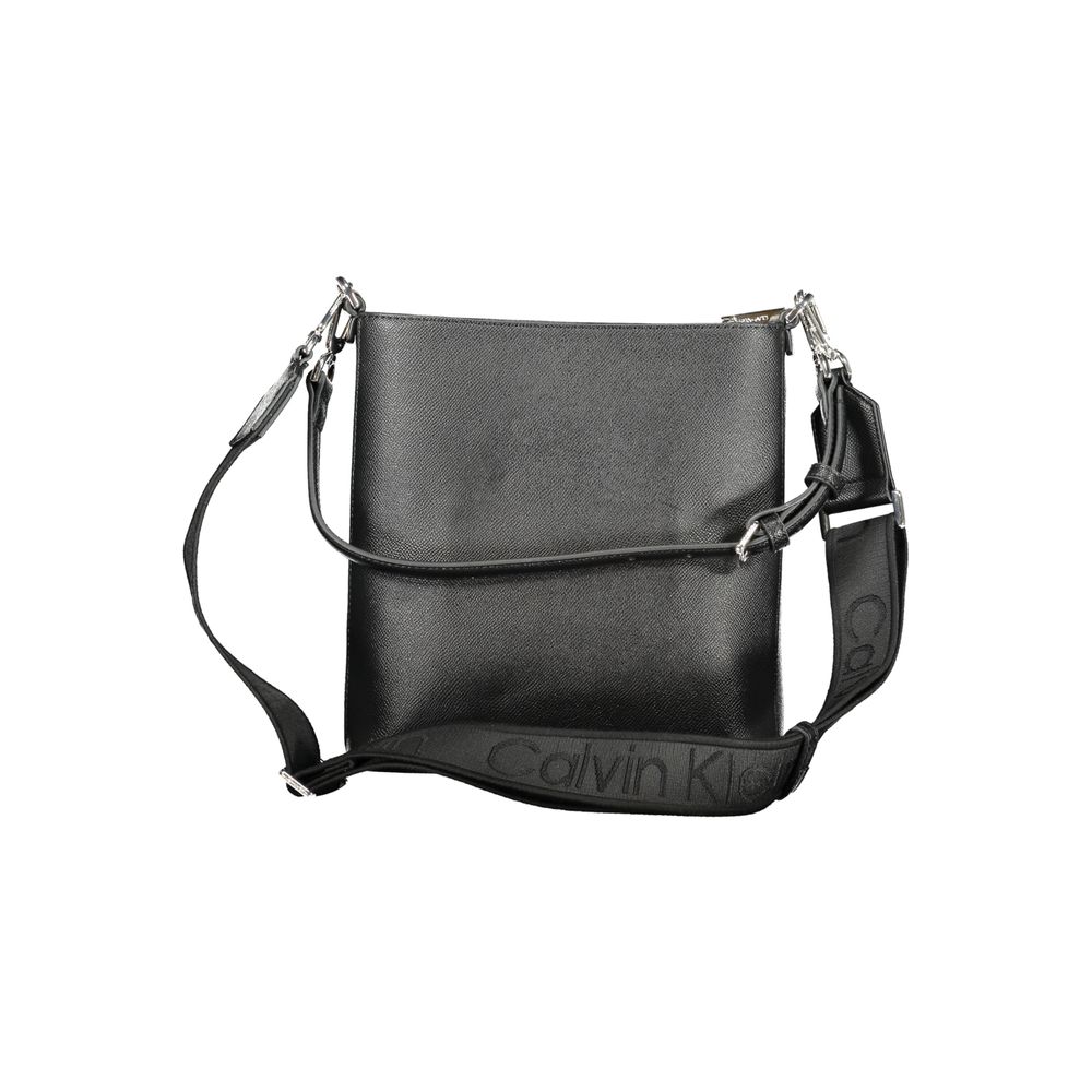 Calvin Klein Schwarze Polyester-Handtasche