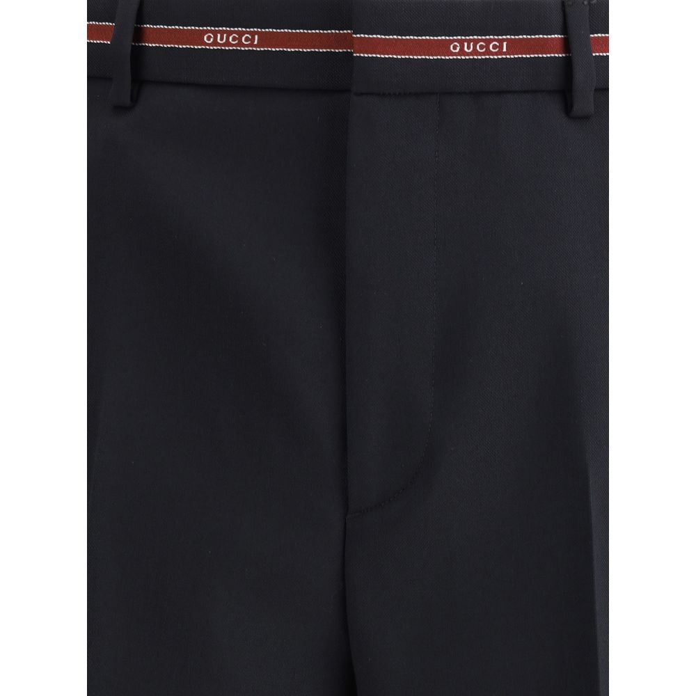 Gucci Wollhose mit Selvedge-Detail