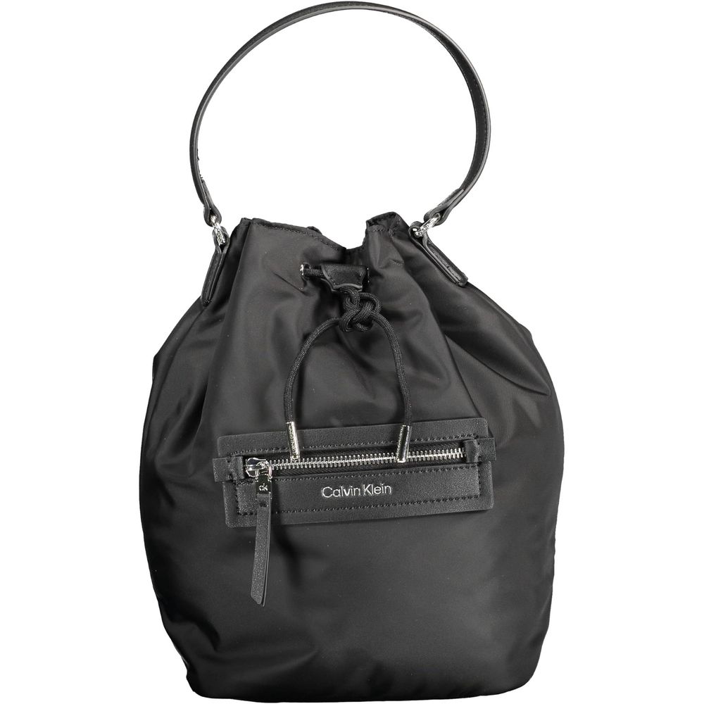 Calvin Klein Schwarze Polyester-Handtasche