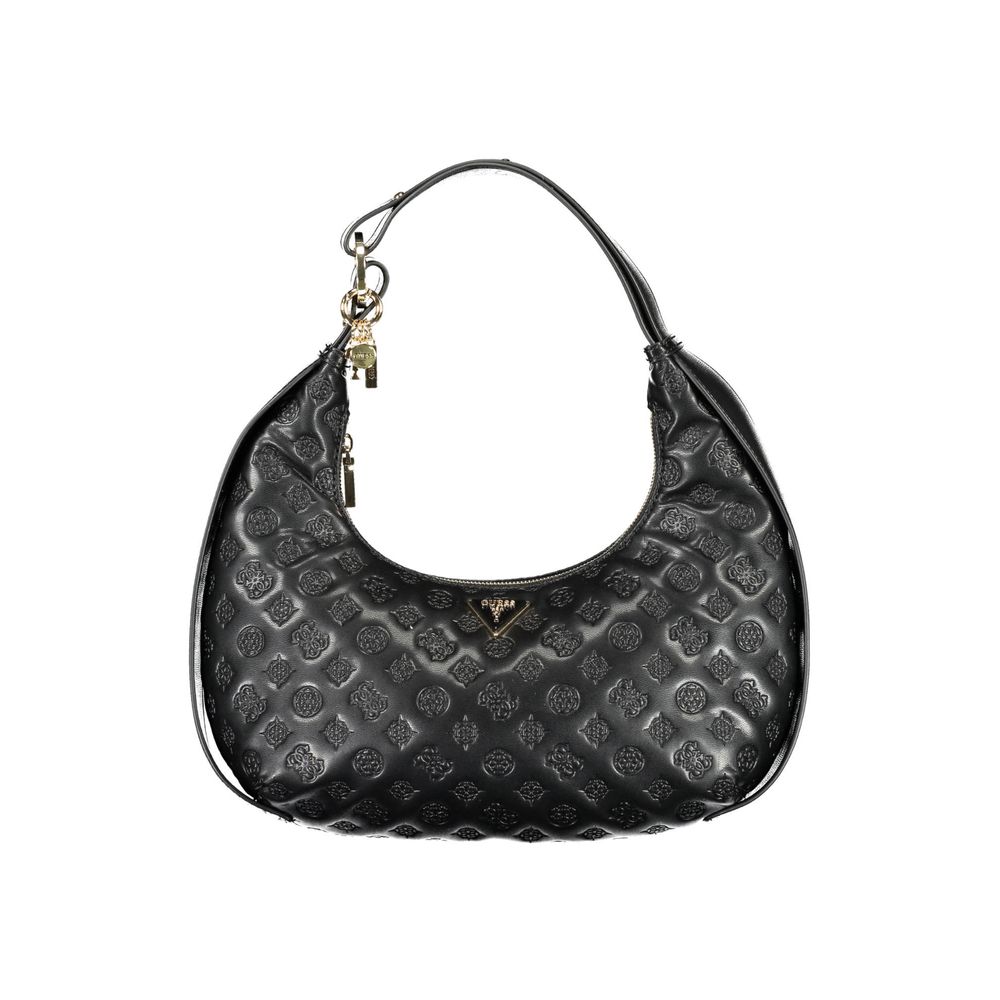 Guess Jeans – Schwarze Polyethylen-Handtasche
