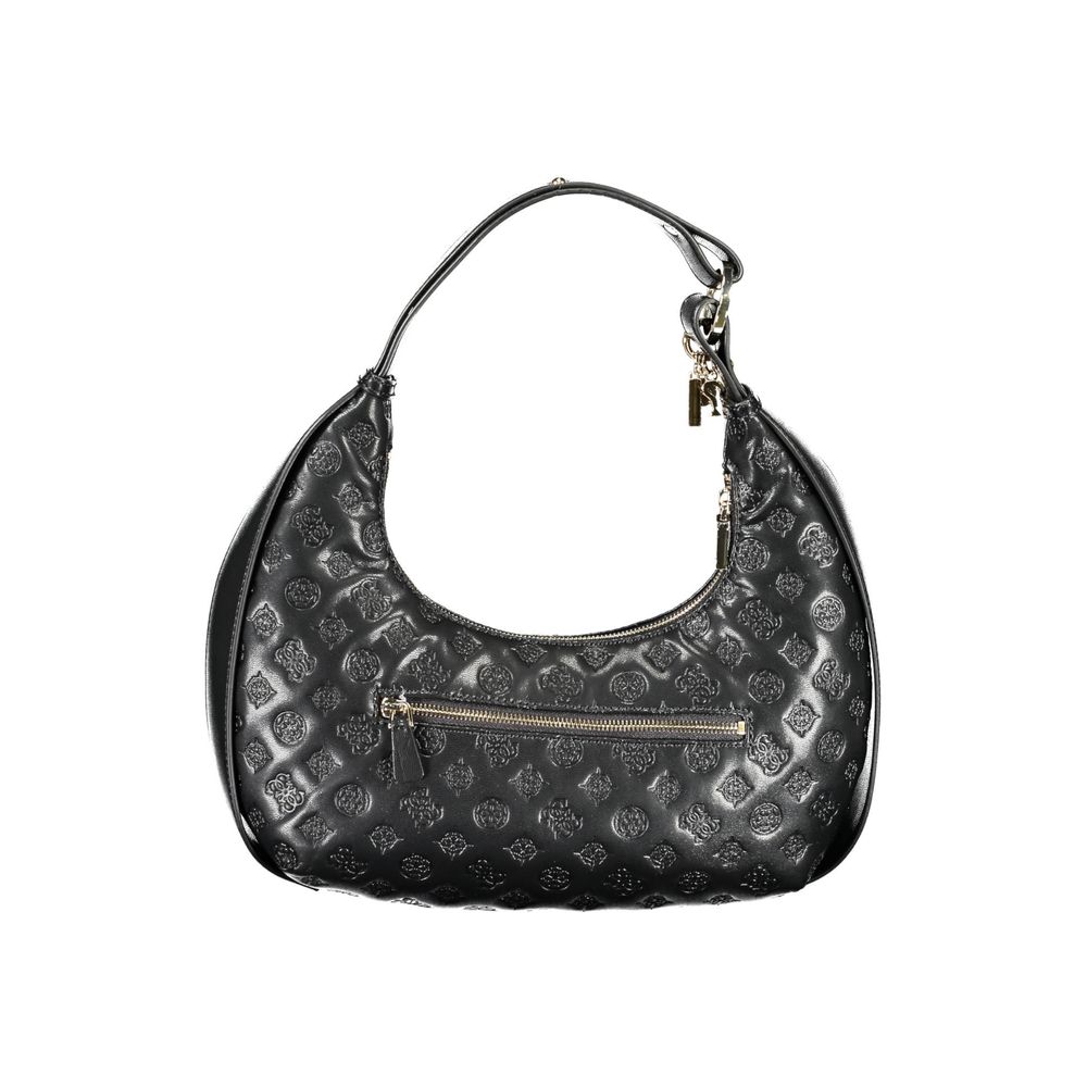 Guess Jeans – Schwarze Polyethylen-Handtasche