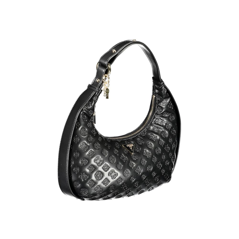 Guess Jeans – Schwarze Polyethylen-Handtasche
