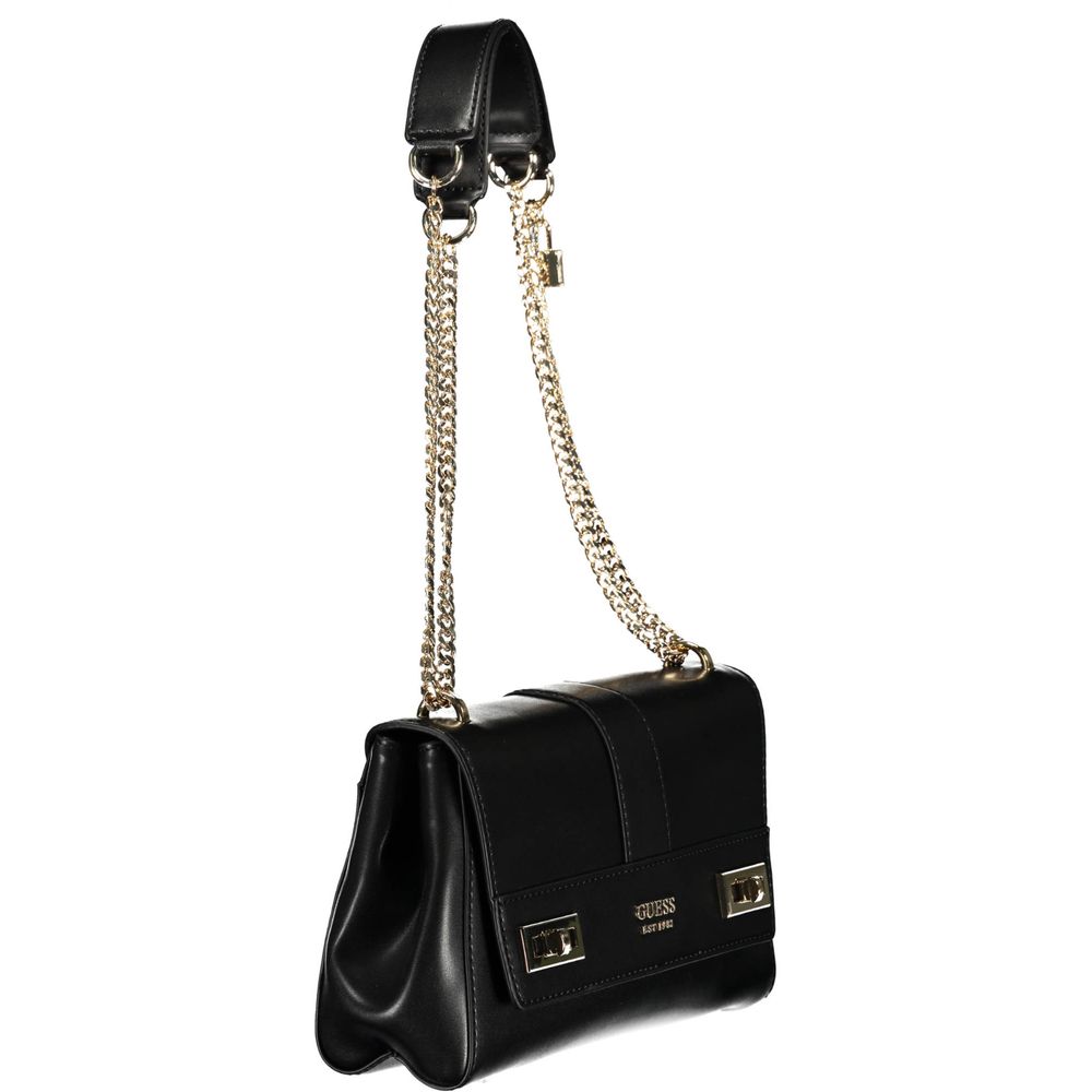 Guess Jeans – Schwarze Polyethylen-Handtasche