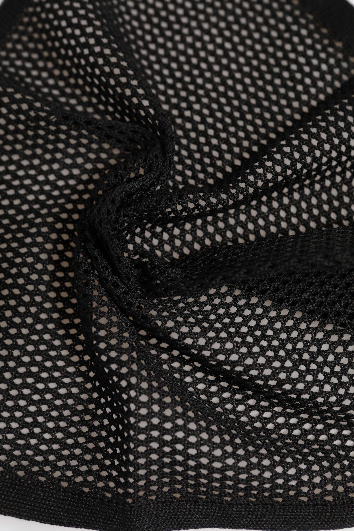 Dolce & Gabbana – Schwarz gemusterter quadratischer Foulard-Schal aus Baumwolle