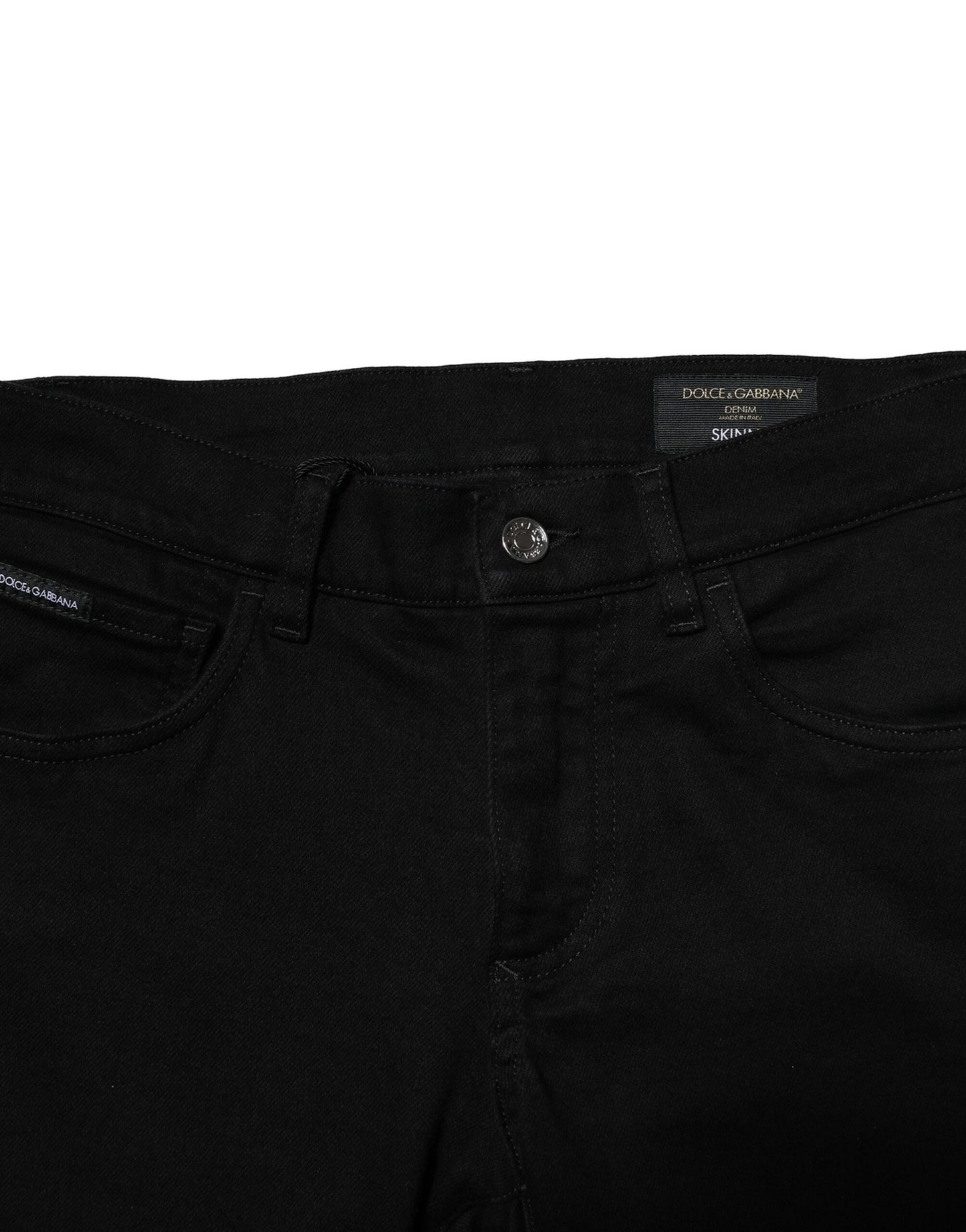 Dolce & Gabbana Schwarze Skinny-Jeans aus Baumwollstretch für Herren
