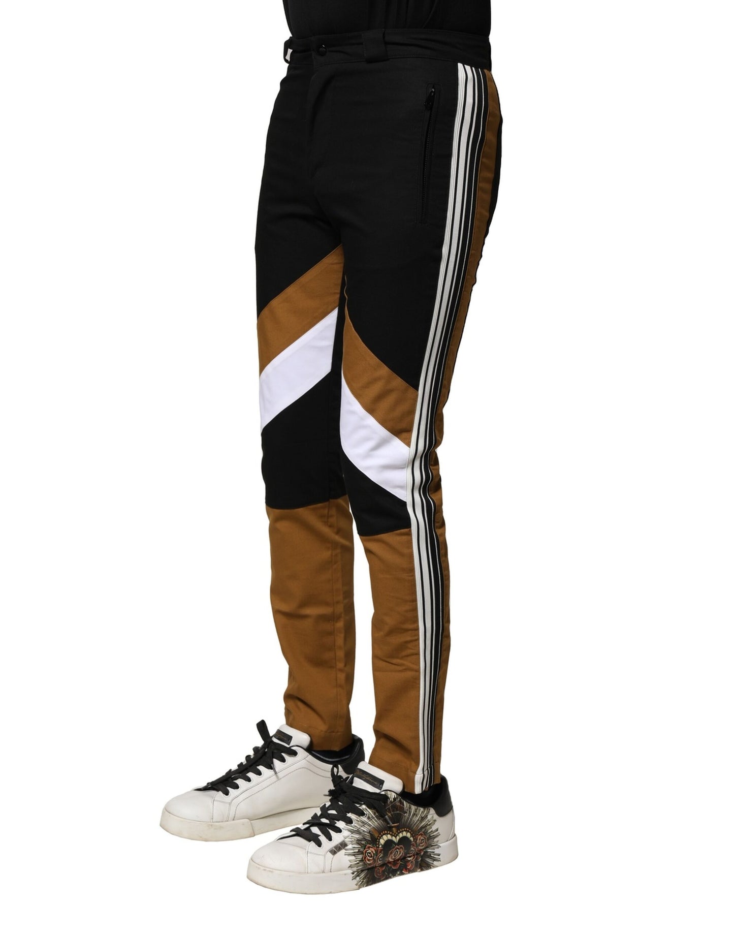 Dolce & Gabbana Herrenhose in Slim Fit, mehrfarbig