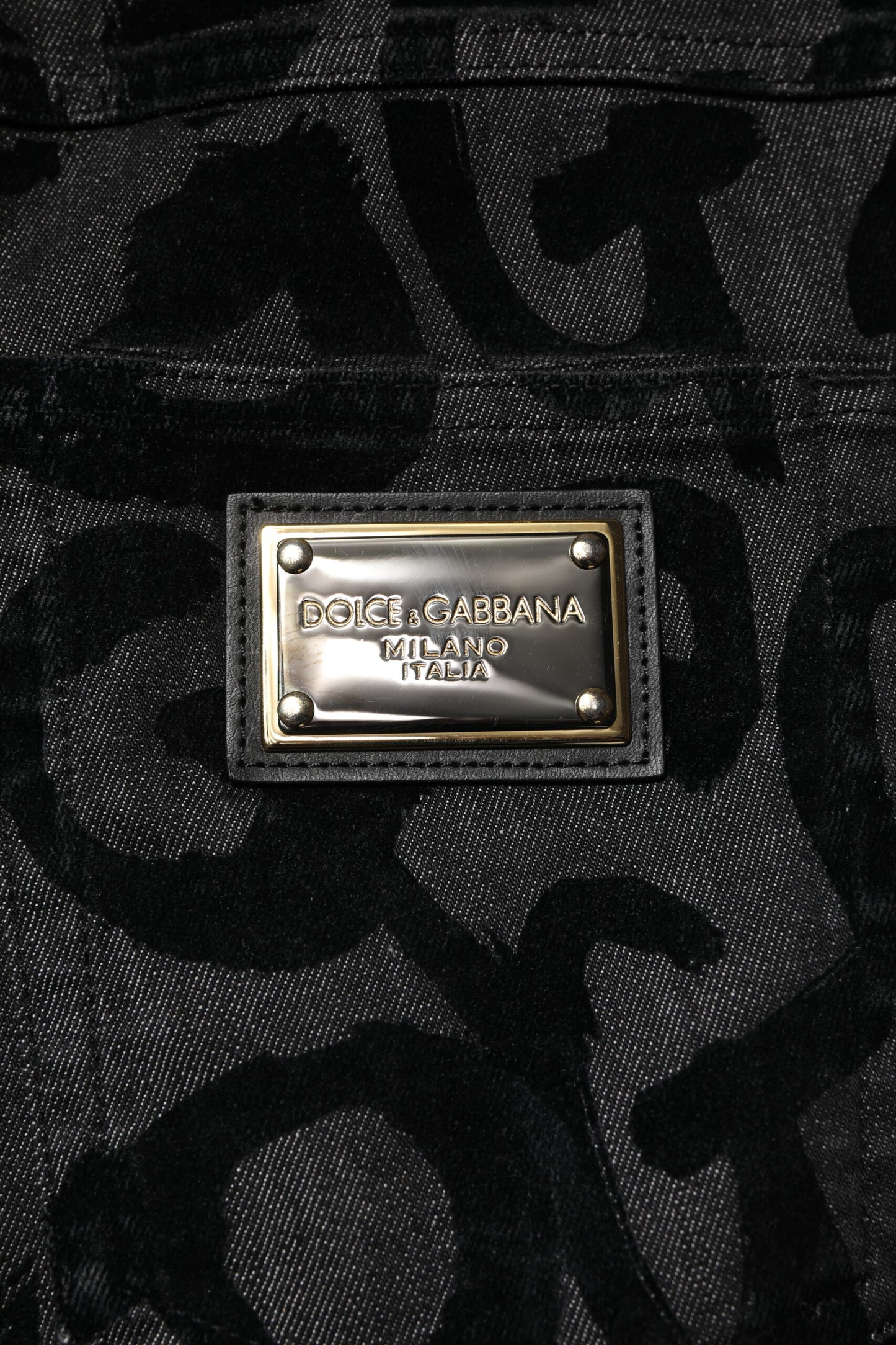 Dolce & Gabbana Graue, gerade geschnittene Jeans aus Baumwolle mit DG-Logo für Herren