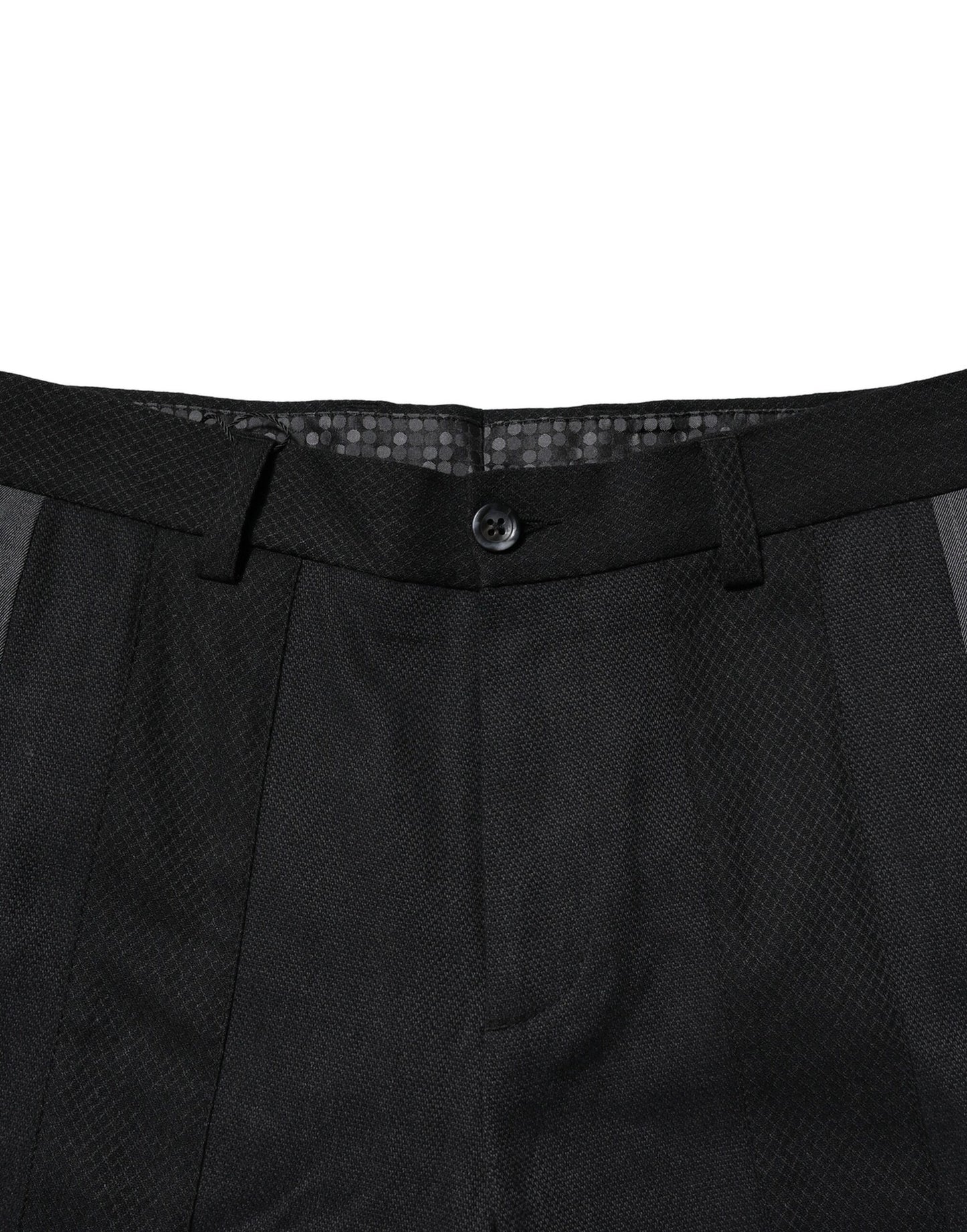 Dolce & Gabbana – Schmal zulaufende Hose aus Baumwolle in Schwarz und Grau für Herren