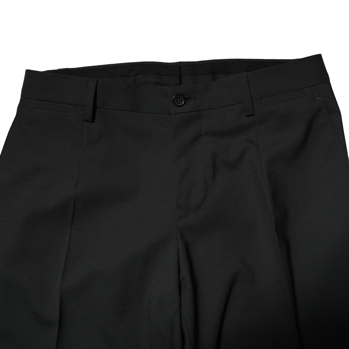Dolce & Gabbana – Zweiteiliger, einreihiger Anzug aus schwarzer Wolle