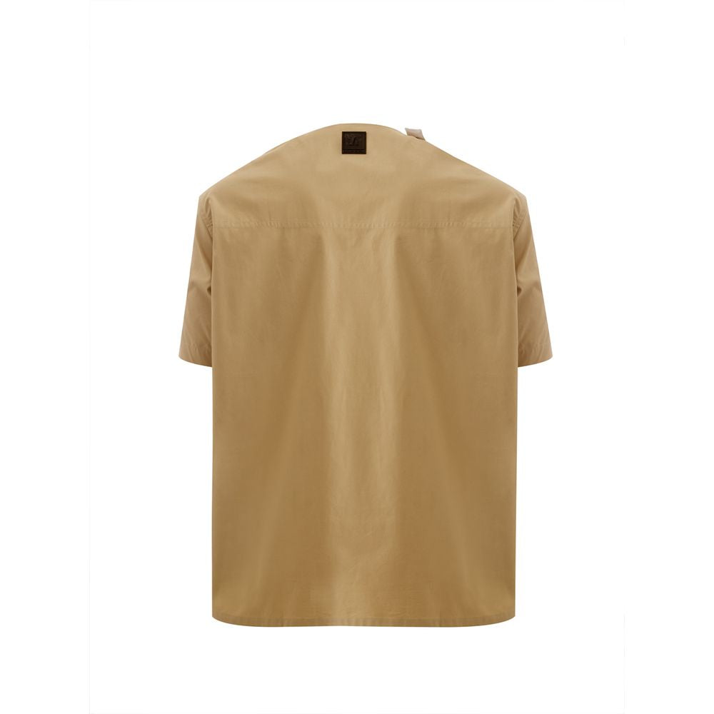 Brauner Baumwollpullover von Emporio Armani