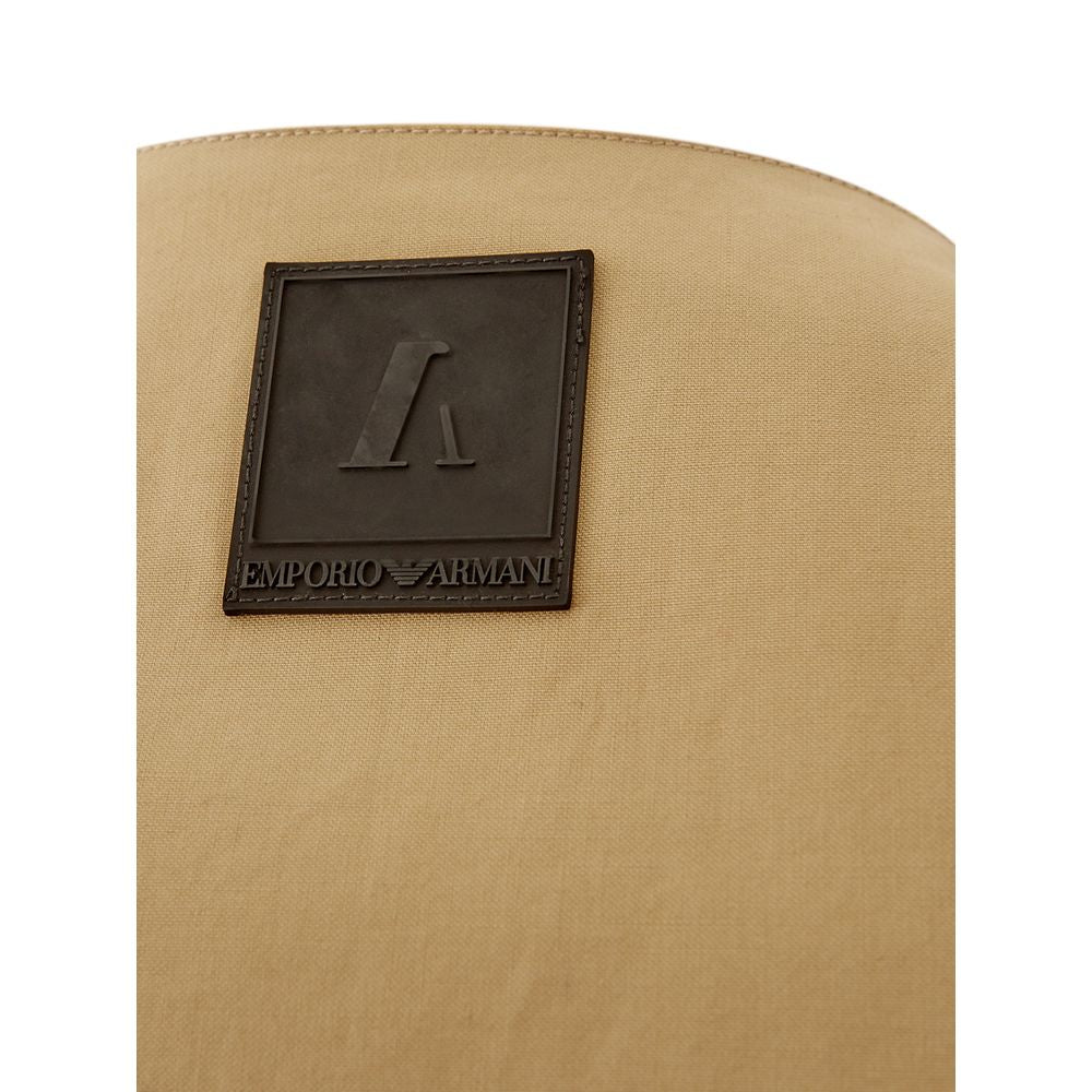 Brauner Baumwollpullover von Emporio Armani