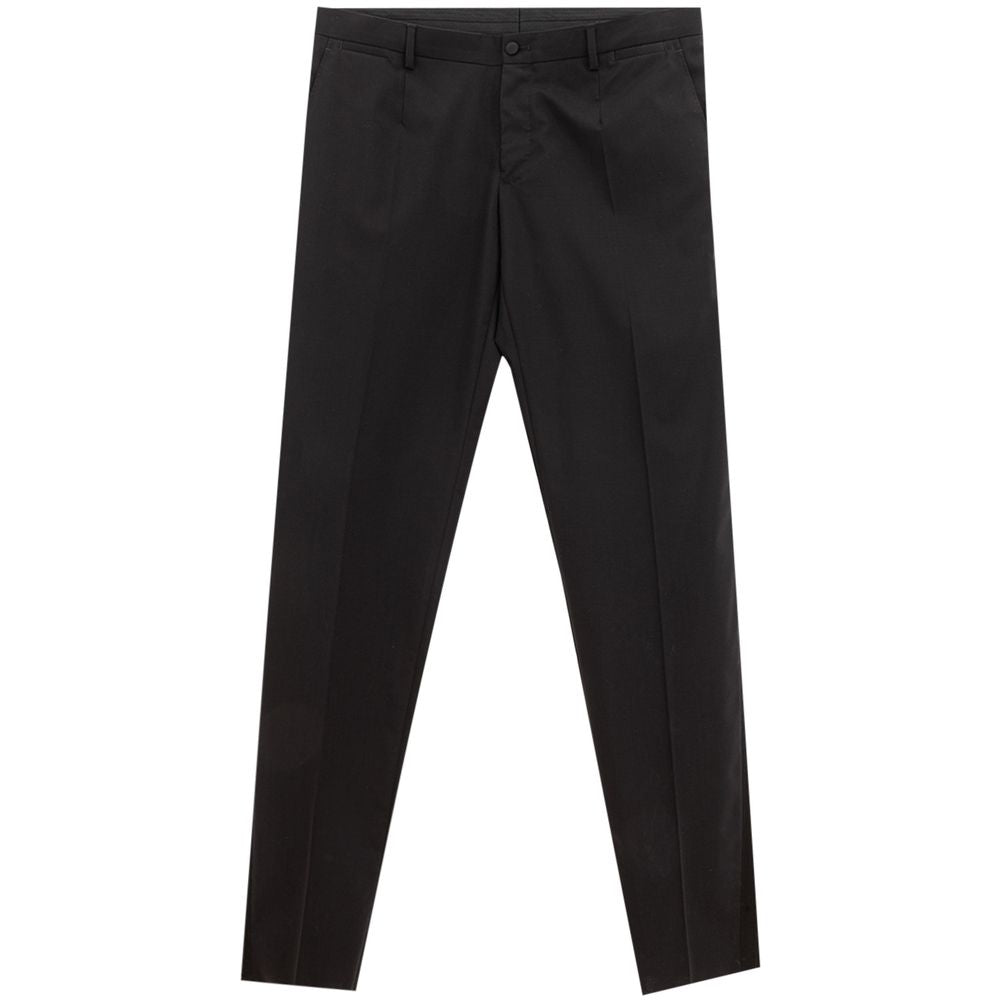 Schwarze Wollhose von Dolce & Gabbana