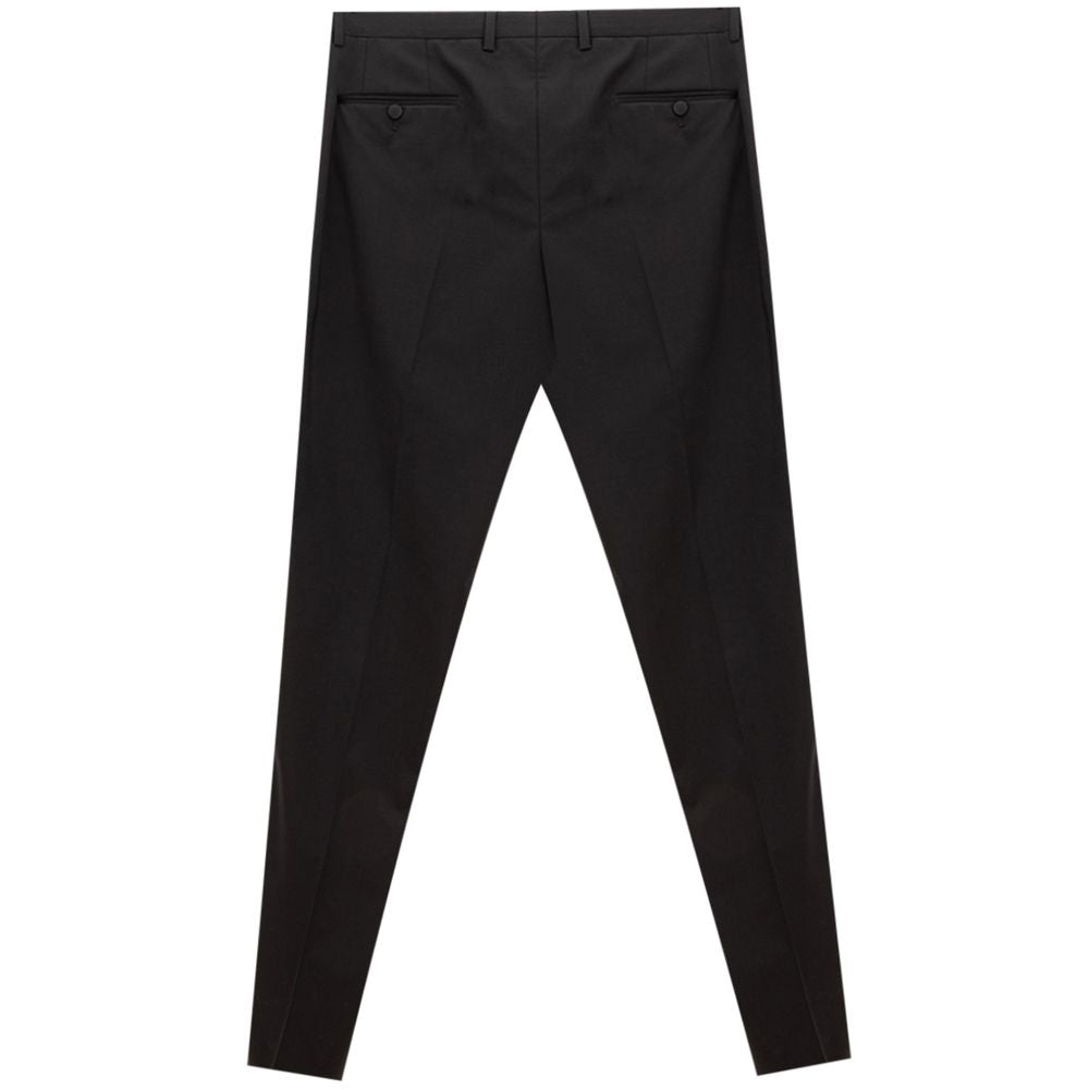Schwarze Wollhose von Dolce & Gabbana