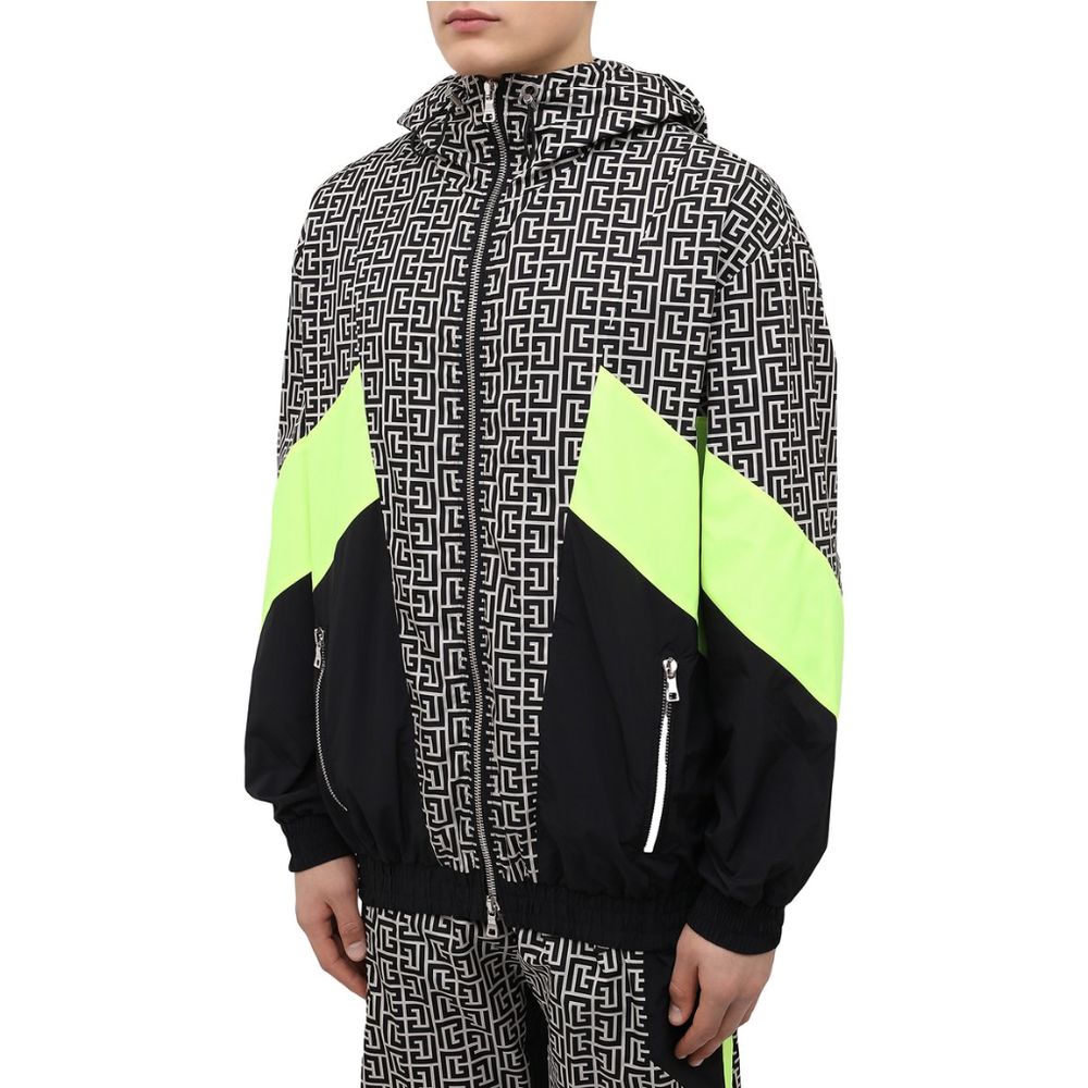 Balmain Mehrfarbige Nylonjacke