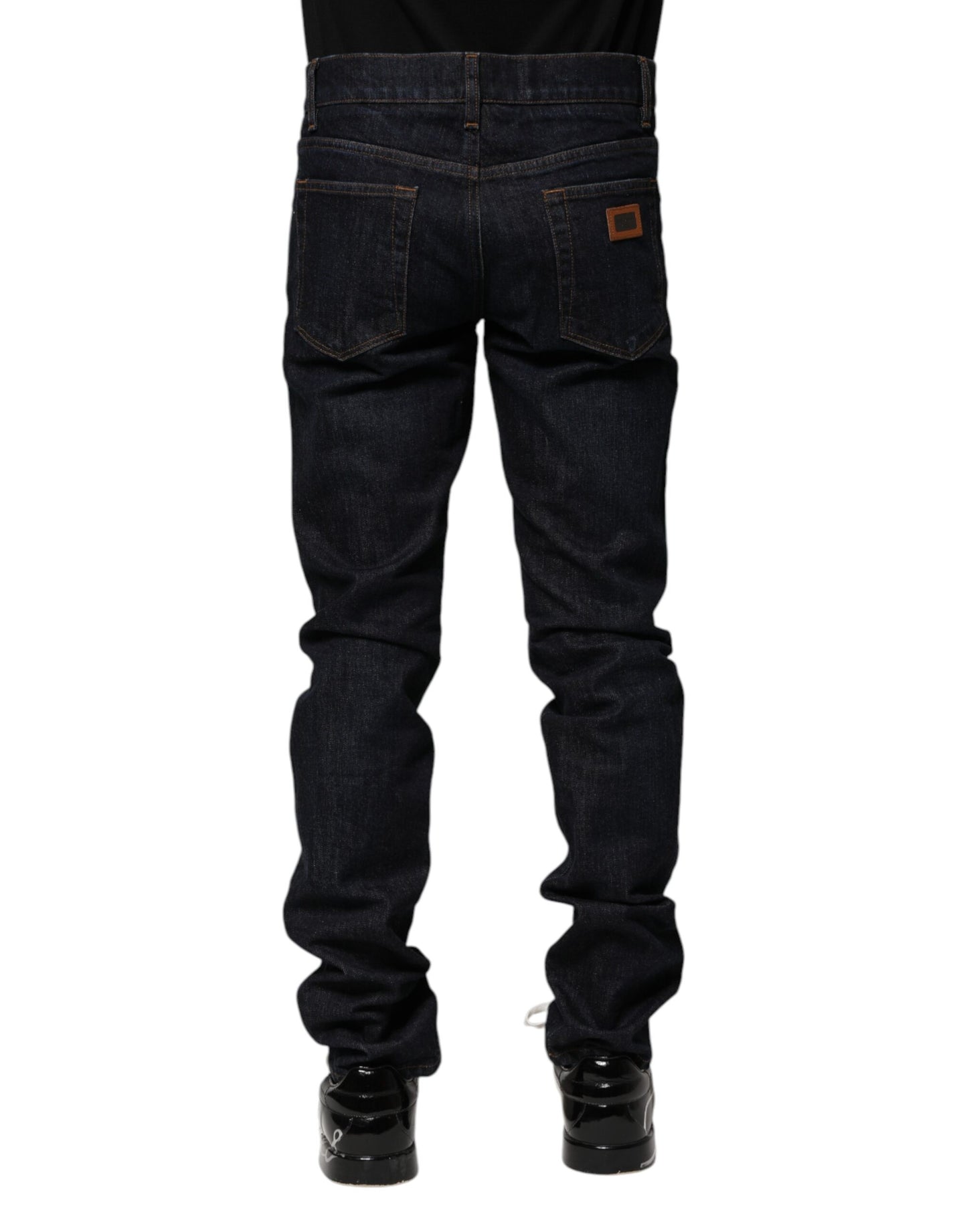 Dolce & Gabbana Schwarze Skinny-Jeans aus Baumwolle für Herren