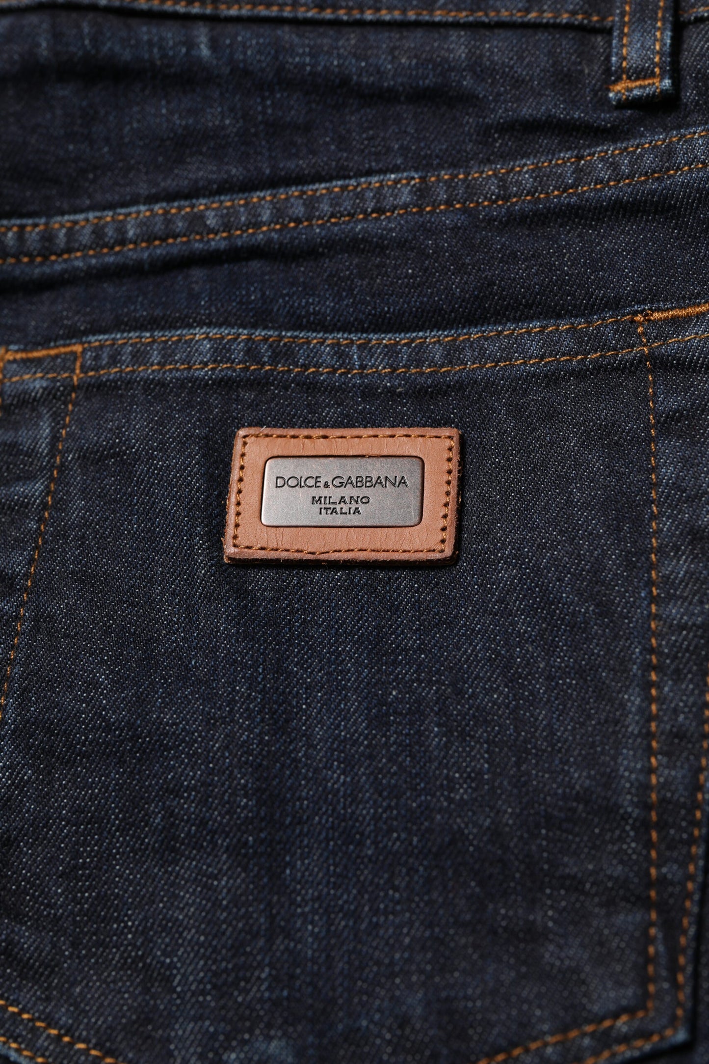 Dolce & Gabbana Schwarze Skinny-Jeans aus Baumwolle für Herren