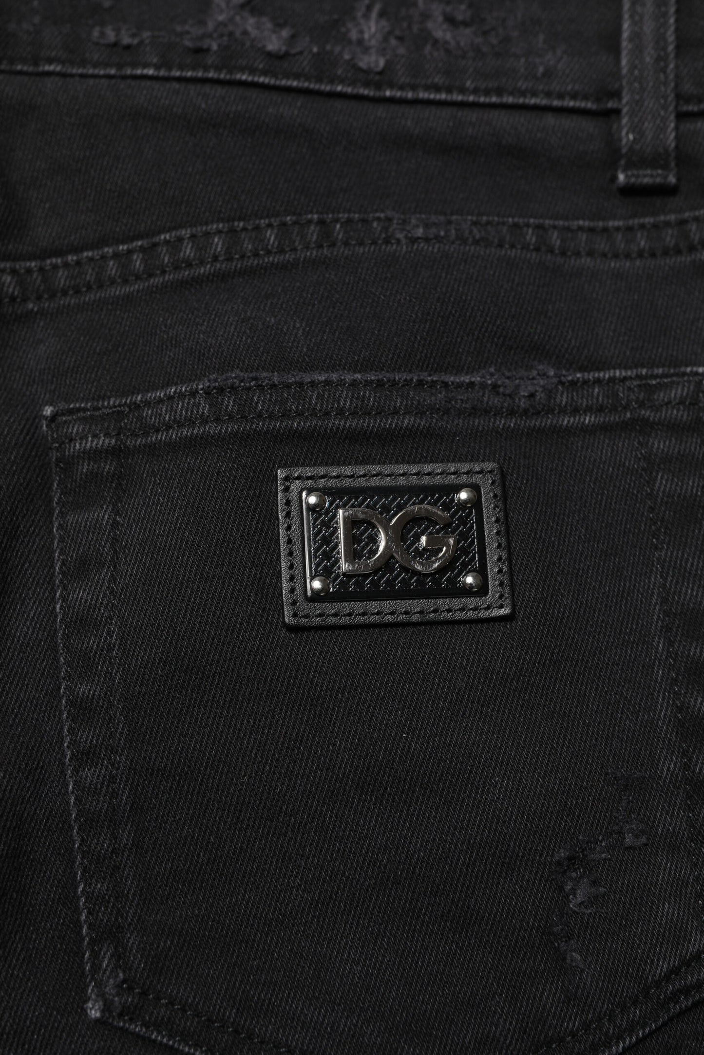 Dolce & Gabbana Schwarze Skinny-Jeans aus Baumwolle für Herren