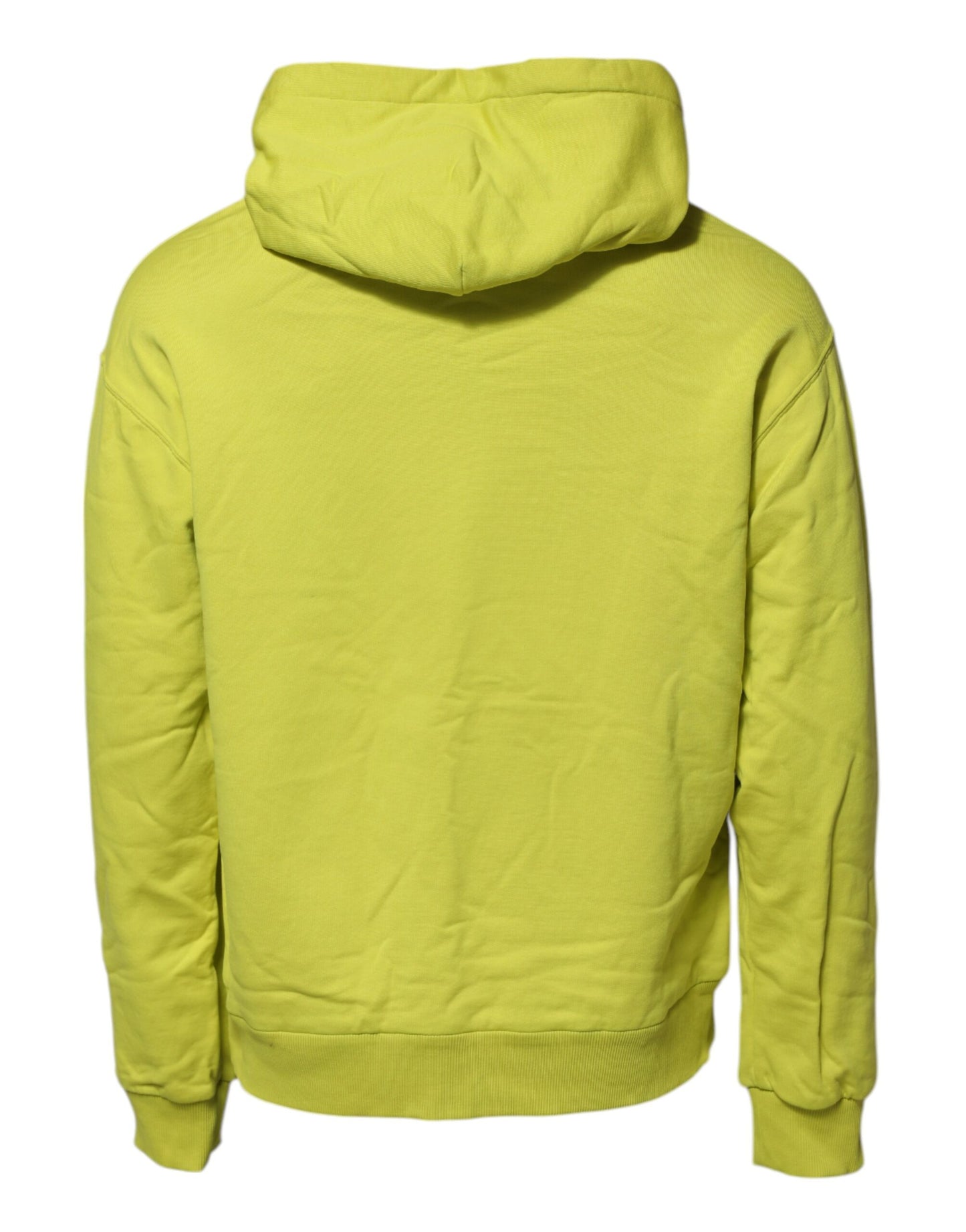 Dolce & Gabbana – Grünes Baumwoll-Sweatshirt mit Kapuze und Logo