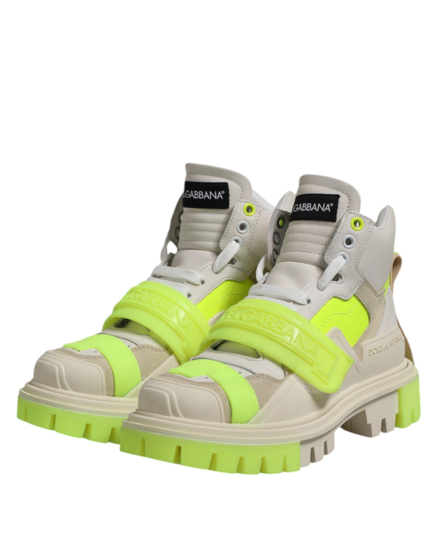Dolce & Gabbana Multicolor Trekkingstiefel Sneakers Schuhe