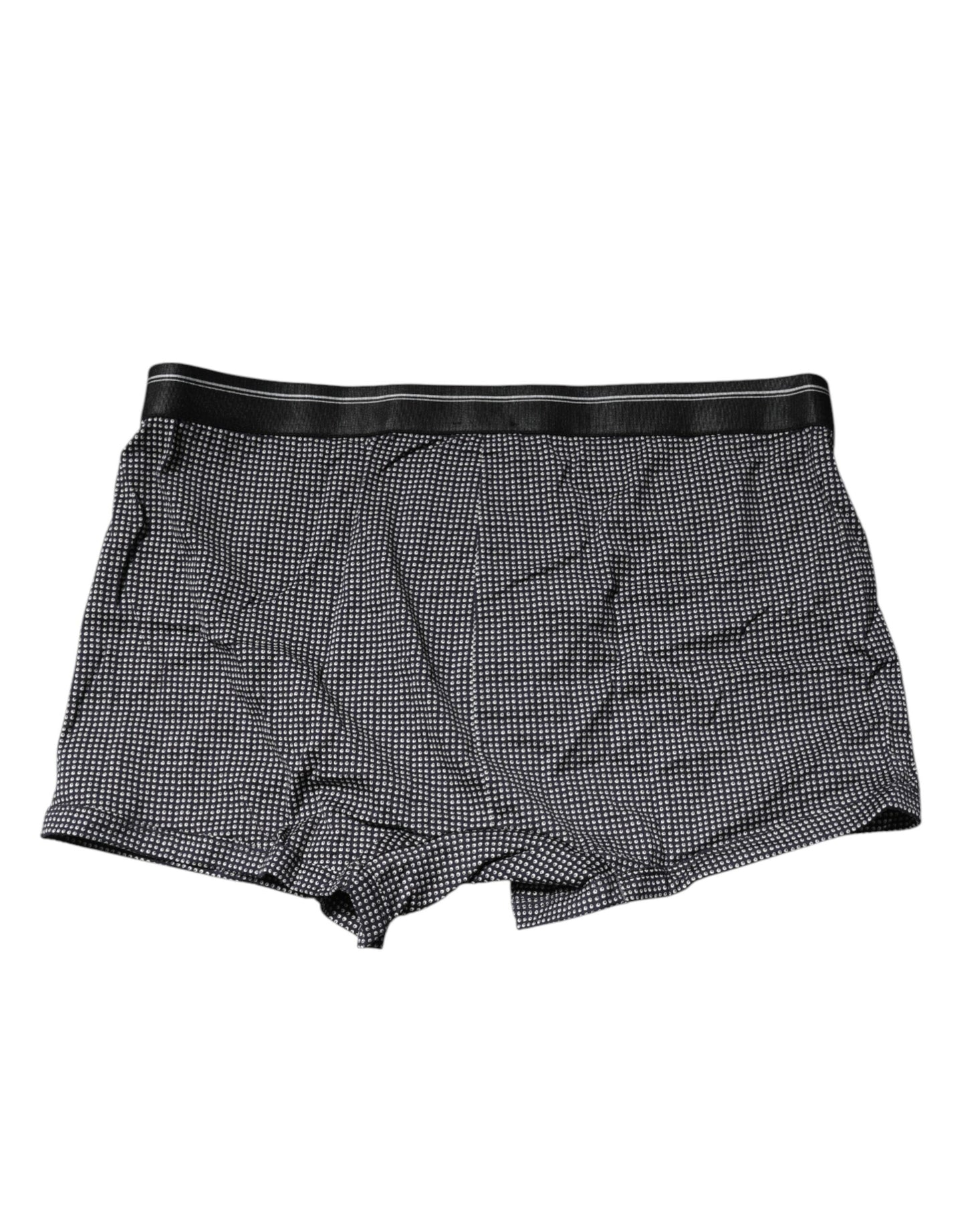 Dolce & Gabbana – Grau bedruckte Boxershorts aus Baumwolle